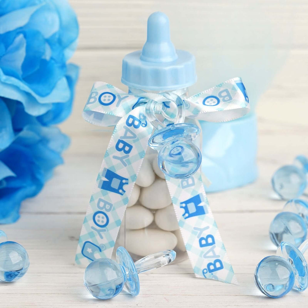 12-Pack Large Blue Baby Pacifiers | eFavormart.com