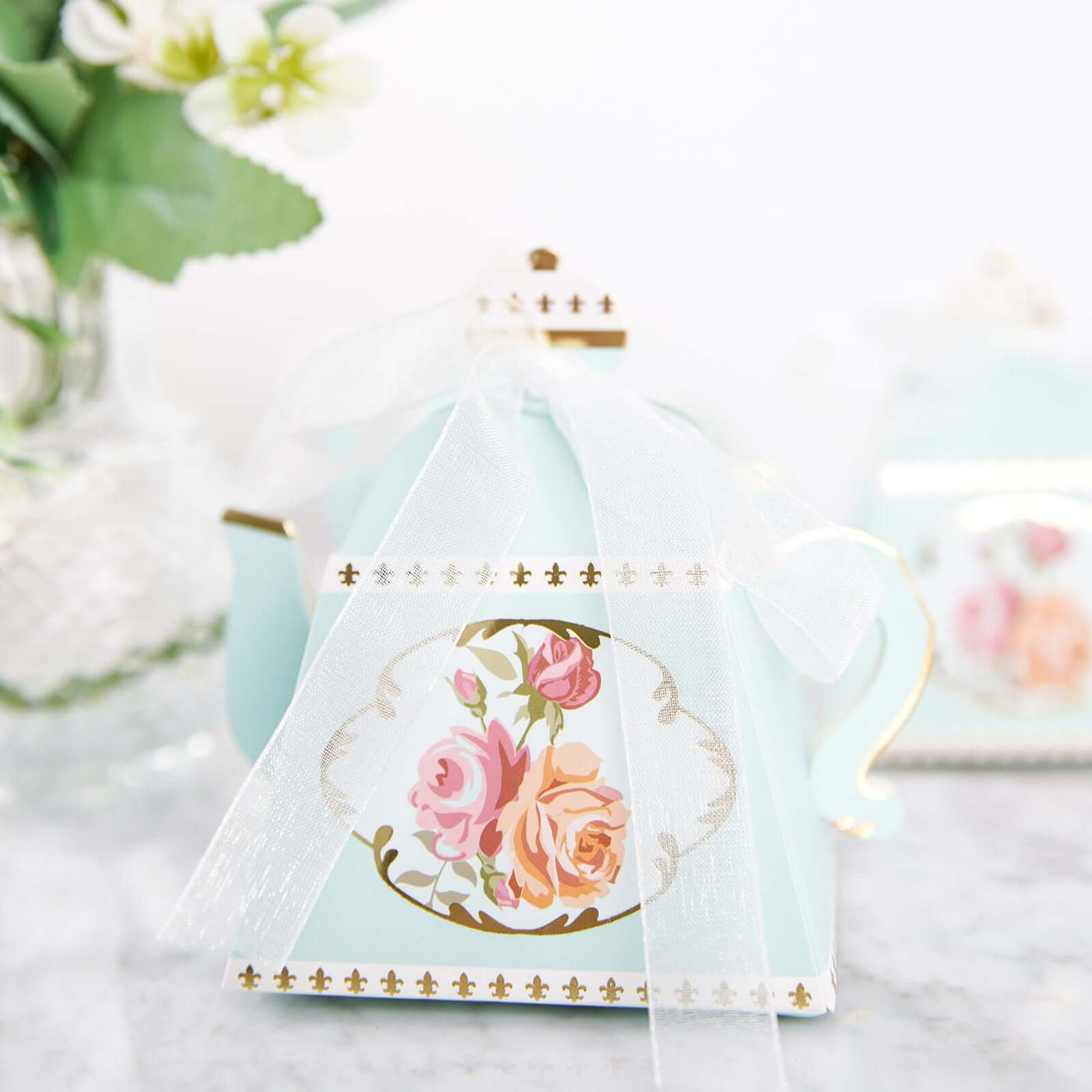 25-Pack Mini Teapot Favor Boxes | eFavormart.com