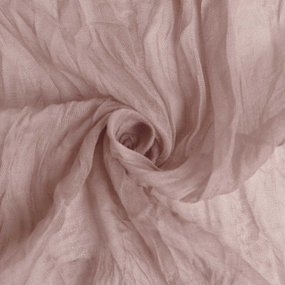 5 Pack Gauze Cheesecloth Napkins 24"x19" Dusty Rose - Reusable Boho Dinner Napkins