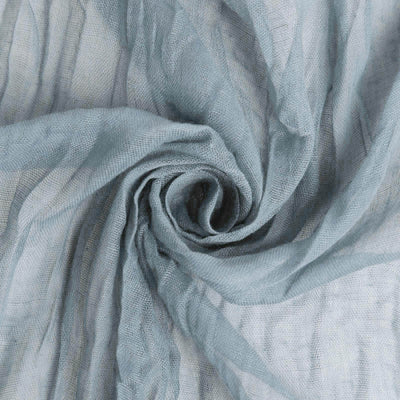 5 Pack Gauze Cheesecloth Napkins 24"x19" Dusty Blue - Reusable Boho Dinner Napkins