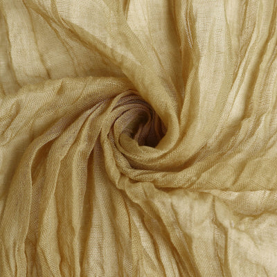 5 Pack Gauze Cheesecloth Napkins 24"x19" Gold - Reusable Cloth Napkins for Rustic Farmhouse Table Settings