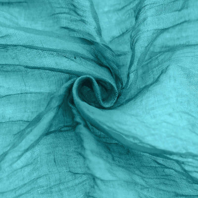 5 Pack Gauze Cheesecloth Napkins 24"x19" Peacock Teal - Reusable Boho Dinner Napkins