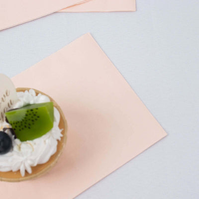 50-Pack Paper Napkins 2-Ply Soft Blush - Dinner Party Napkins