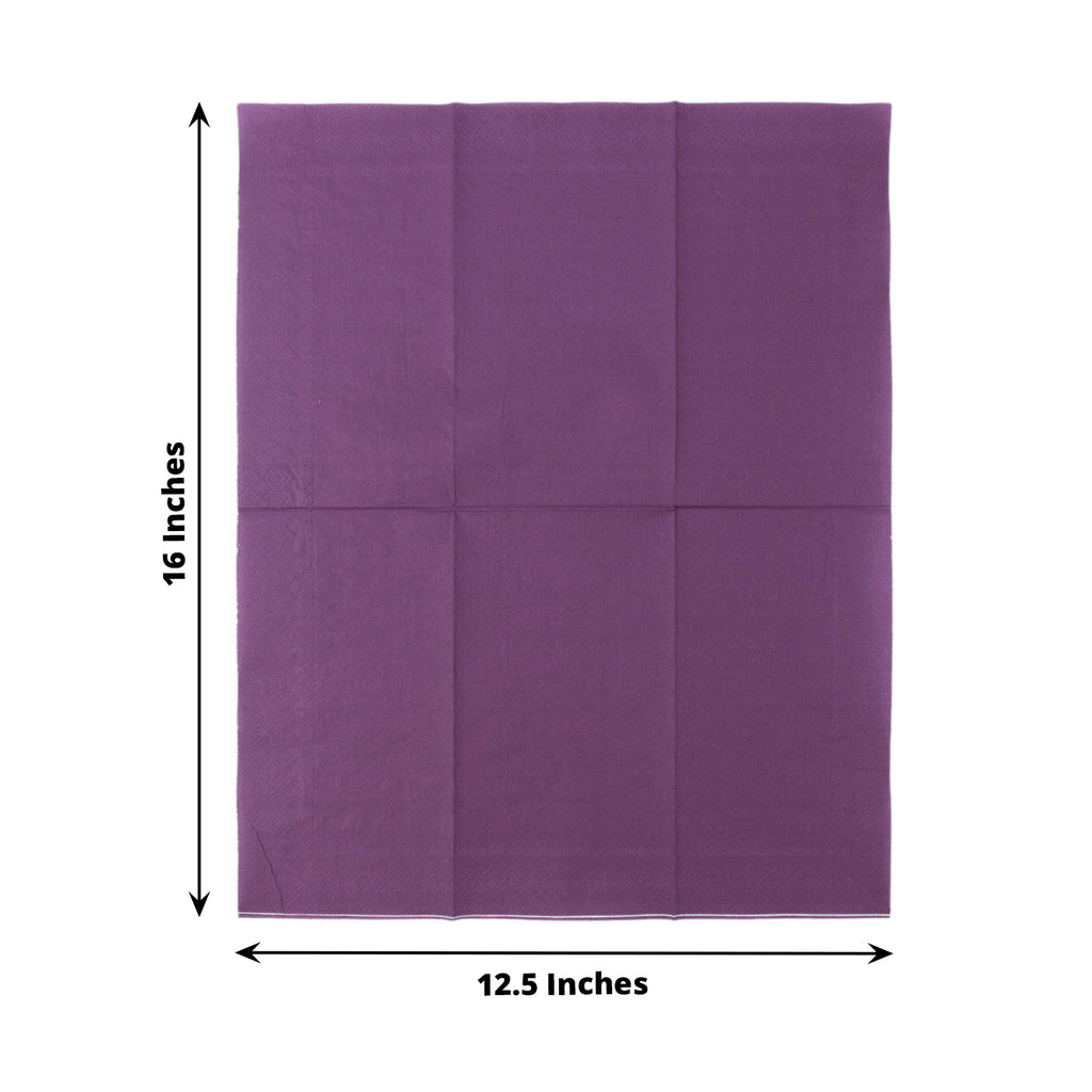 50-Pack Soft Purple 2-Ply Dinner Napkins | eFavormart.com