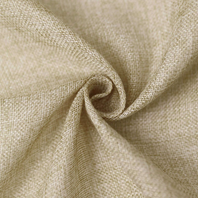 5 Pack Faux Jute Napkins 19"x19" Natural - Rustic Chic Faux Burlap Dinner Napkins