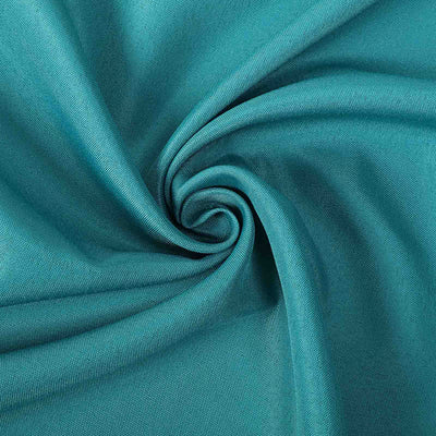 5 Pack Teal Cloth Napkins with Hemmed Edges, Reusable Polyester Dinner Linen Napkins - 17"x17"