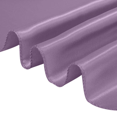 5 Pack Satin Napkins 20"x20" Violet Amethyst - Soft Reusable Cloth Napkins