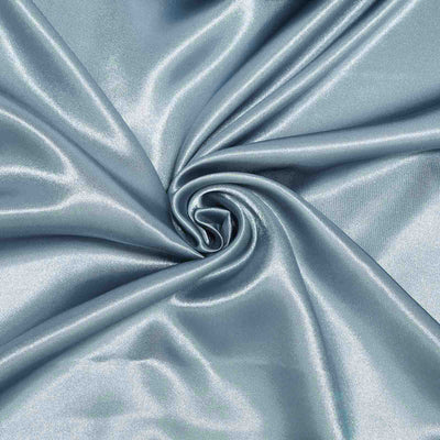 5 Pack Satin Napkins 20"x20" Dusty Blue -Soft Reusable Cloth Napkins