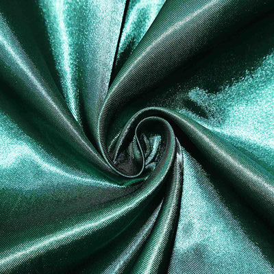 5 Pack Satin Napkins 20"x20" Hunter Emerald Green - Soft Reusable Cloth Napkins