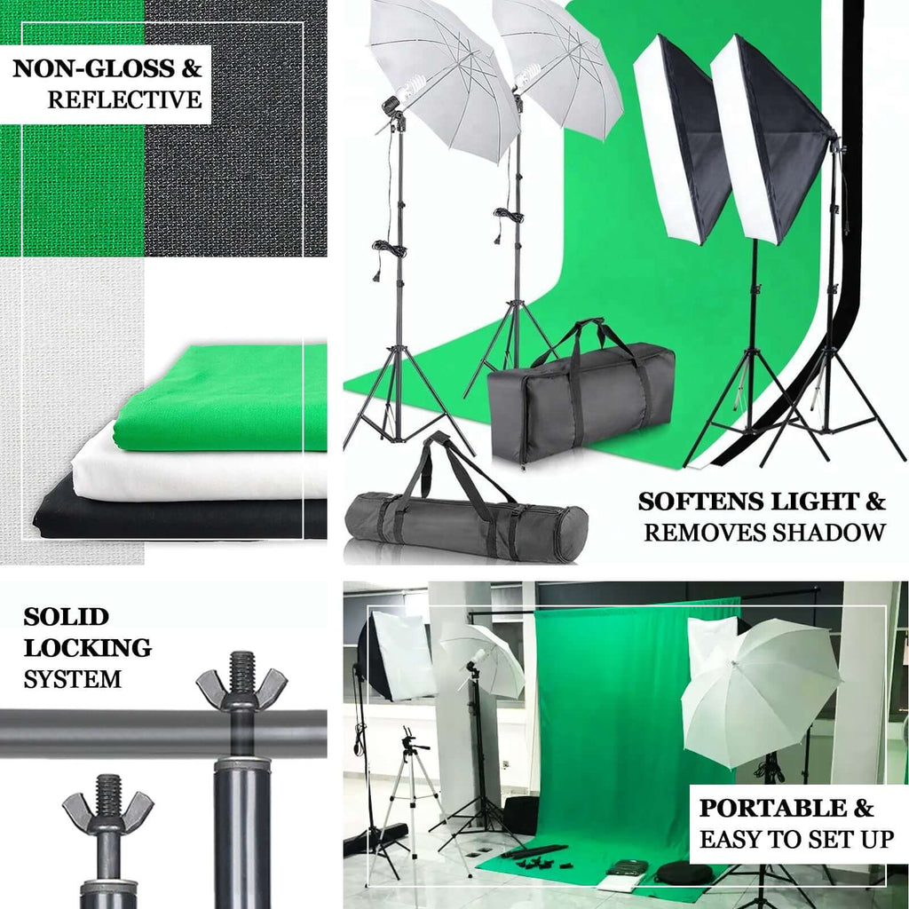 1200W White Umbrella Lighting Studio Kit | eFavormart.com