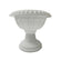 White pedestal pot