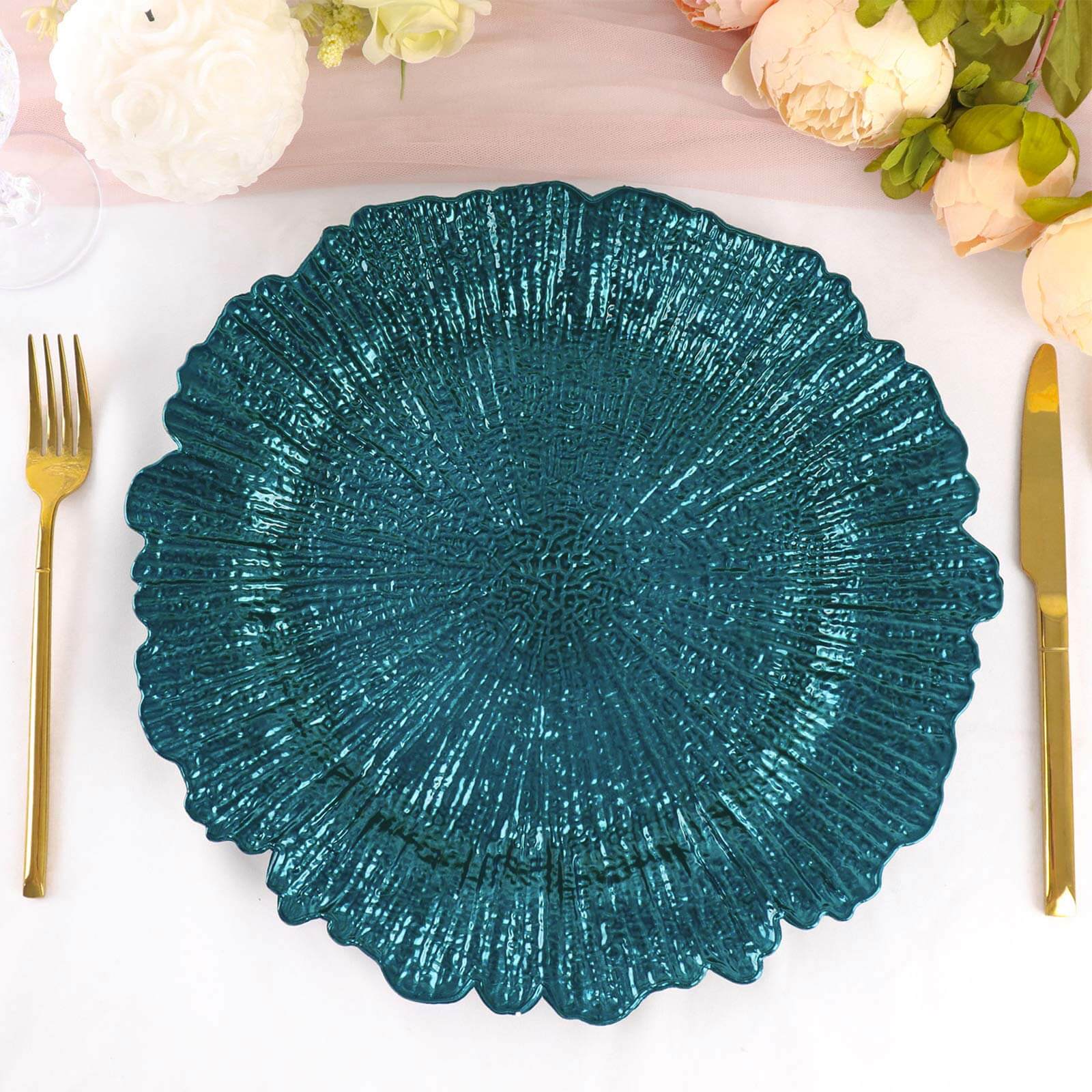 Turquoise 2024 charger plates