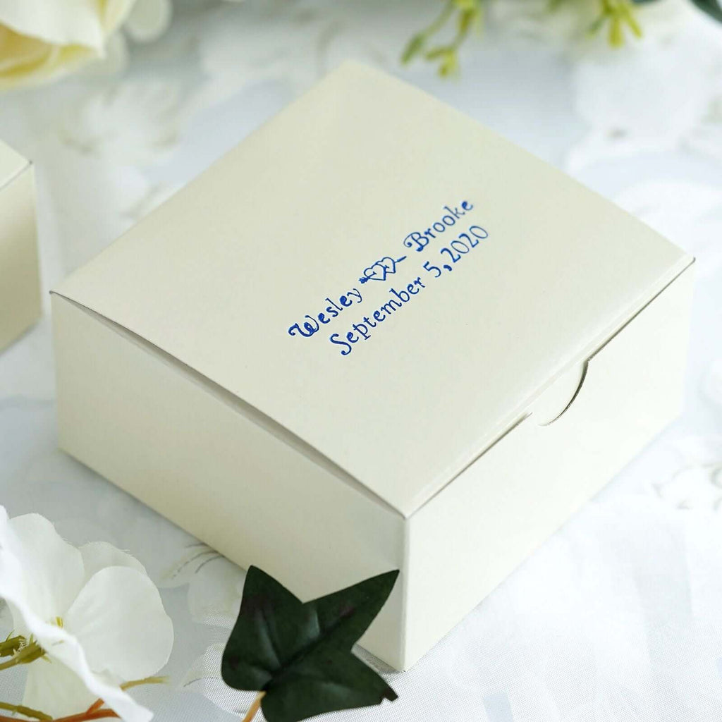 100-Pack Mini Cake Wedding Favor Boxes | eFavormart.com