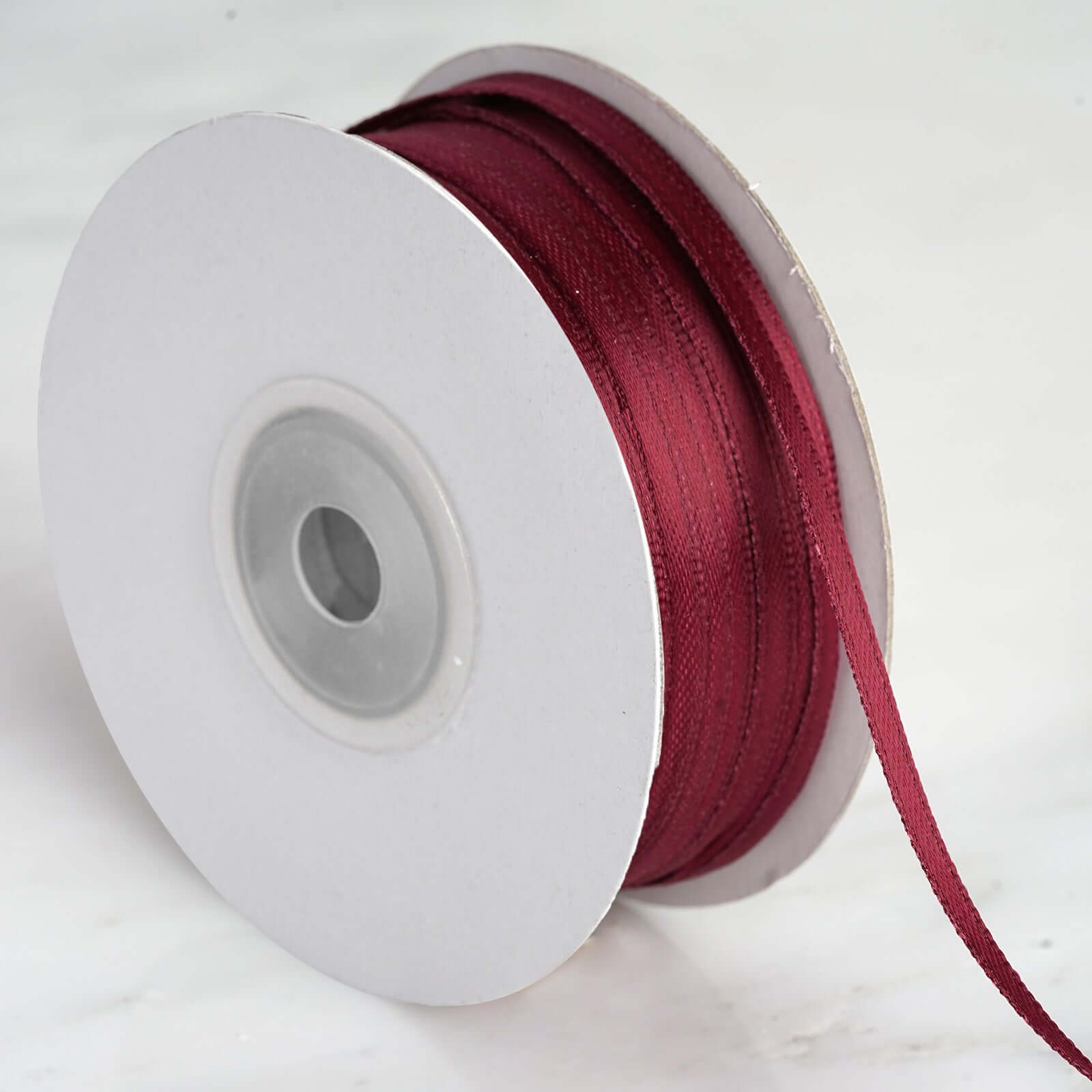 Burgundy Satin Ribbon - 1/8