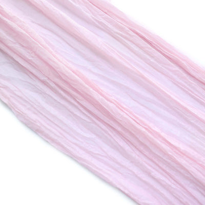 Gauze Cheesecloth Table Runner 10ft Pink - Rustic Boho Table Linen