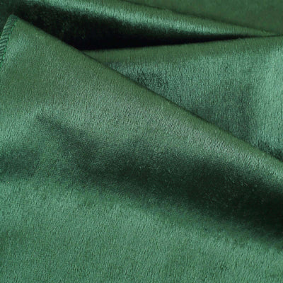 Premium Velvet Table Runner 12"x108" Hunter Emerald Green - Sheen Finish Reusable Linen