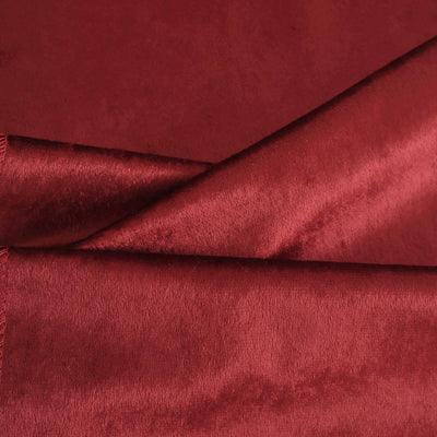 Premium Velvet Table Runner 12"x108" Burgundy - Sheen Finish Reusable Linen