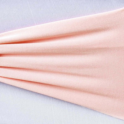 5 Pack Stretch Spandex Chair Sashes 5"x12" Blush - Two Ply Heavy Duty Fitted Chair Bands