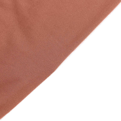 5 Pack Stretch Spandex Chair Sashes 5"x12" Terracotta (Rust) - Two Ply Heavy Duty Fitted Chair Bands