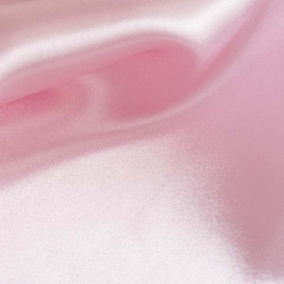 5 Pack Satin Chair Sashes 6"x106" Pink - Reusable Chair Bows with Smooth Finish