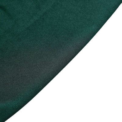 5 Pack Stretch Spandex Chair Sashes 5"x12" Hunter Emerald Green - Two Ply Heavy Duty Fitted Chair Bands