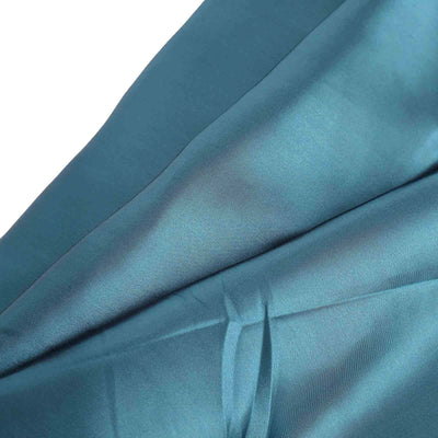 Peacock Teal Satin Fabric Bolt 10 Yards x 54"