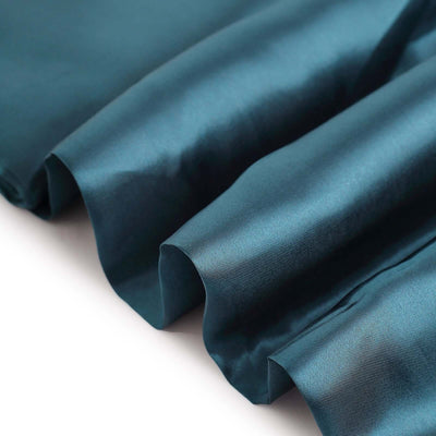 Peacock Teal Satin Fabric Bolt 10 Yards x 54"