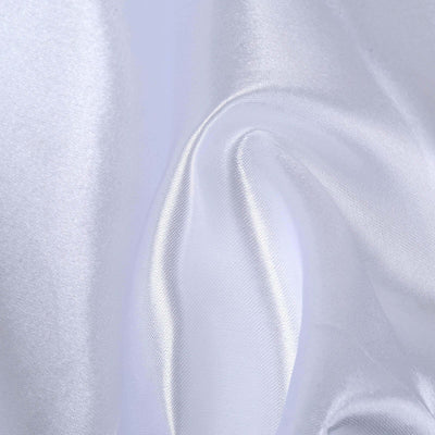 White Satin Fabric Bolt, DIY Craft Wholesale Fabric 12"x10 Yards
