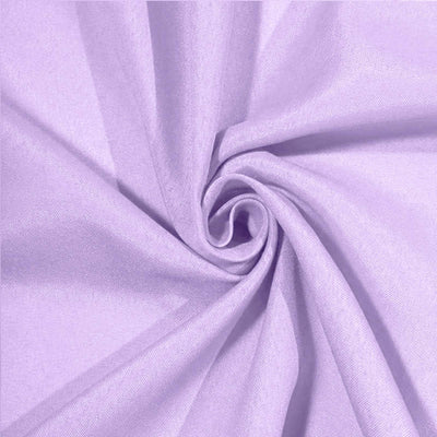 Polyester Round Tablecloth 108" Lavender Lilac - Durable and Stain-Resistant for Easy Maintenance