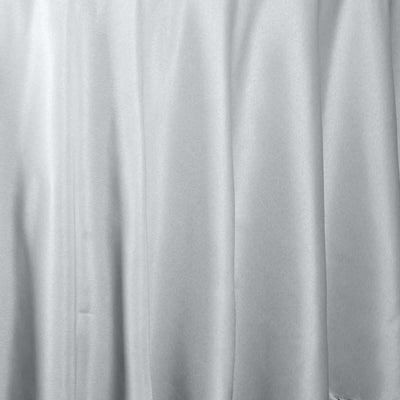 Polyester Round Tablecloth 108" Silver - Durable and Stain-Resistant for Easy Maintenance