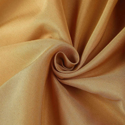 Polyester Round Tablecloth 120" Gold - Durable & Seamless Design for Polished Event Styling