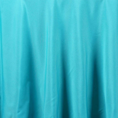 Polyester Round Tablecloth 120" Turquoise - Durable & Seamless Table Cover