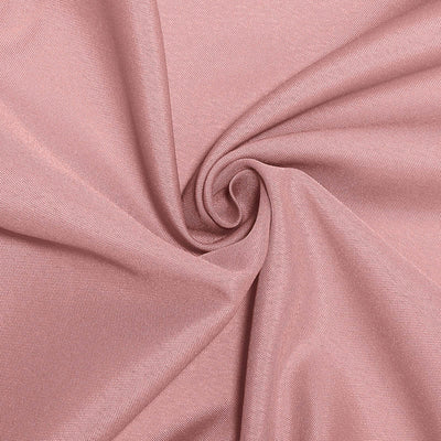 Polyester Round Tablecloth 132" Dusty Rose - Seamless Finish Table Cover