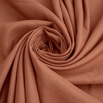 Polyester Round Tablecloth 132" Terracotta (Rust) - Seamless Finish Table Cover