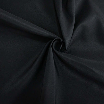Premium Polyester Rectangle Tablecloth 54"x96" Black - 220GSM Stain-Proof Table Cover