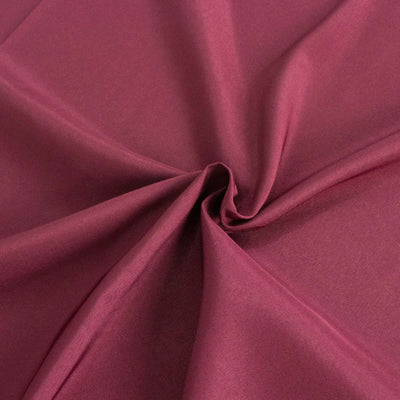 Premium Polyester Rectangle Tablecloth 60"x102" Burgundy - 220GSM Wrinkle-Resistant Table Cover