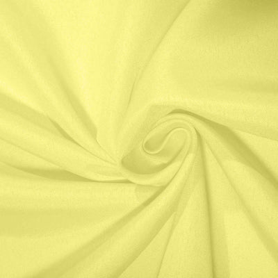 Polyester Rectangle Tablecloth 60"x102" Yellow - Wrinkle-Resistant Finish