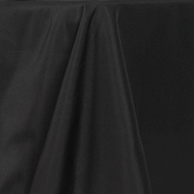 Premium Polyester Rectangle Tablecloth 60"x126" Black - 220GSM Wrinkle-Resistant & Durable Table Cover