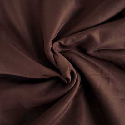 Polyester Rectangle Tablecloth 60"x126" Chocolate - Durable & Wrinkle-Resistant Table Cover