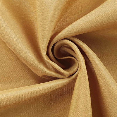 Polyester Rectangle Tablecloth 60"x126" Gold - Durable and Wrinkle-Resistant Table Cover for Weddings & Events