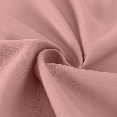 Polyester Rectangle Tablecloth 72"x120" Dusty Rose with Wrinkle-Resistant Finish - Reusable Table Cover