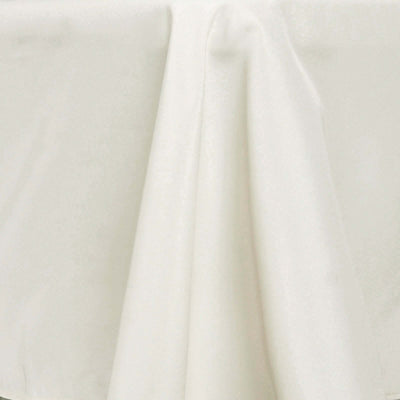Polyester Rectangle Tablecloth 72"x120" Ivory with Wrinkle-Resistant Finish - Reusable Table Cover
