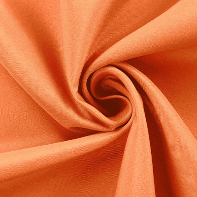 Polyester Rectangle Tablecloth 72"x120" Orange with Wrinkle-Resistant Finish - Reusable Table Cover