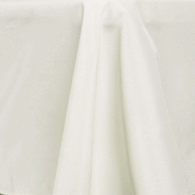 Premium Polyester Rectangle Tablecloth 90"x156" Ivory - Seamless 220GSM Wrinkle-Resistant & Durable Finish