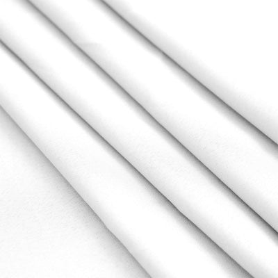 Polyester Rectangle Tablecloth 90"x156" White with Seamless Finish - Refined Style for Grand Events