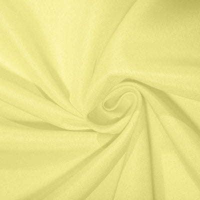 Polyester Rectangle Tablecloth 90"x156" Yellow with Seamless Finish