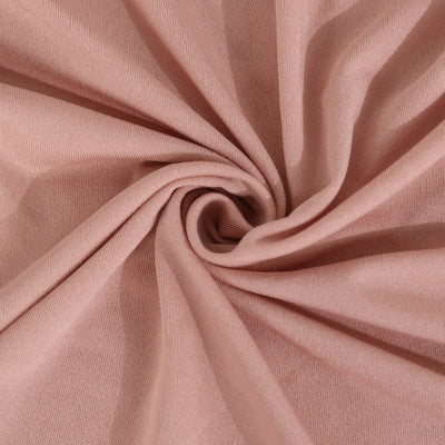 Spandex Round Cocktail Table Cover 30" Dusty Rose for High Top Tables - Easy to Maintain Stretch Fitted Highboy Tablecloth