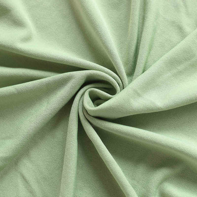 Spandex Round Cocktail Table Cover 30" Sage Green for High Top Tables - Easy to Maintain Stretch Fitted Highboy Tablecloth
