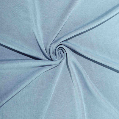 Stretch Spandex Rectangle Tablecloth 6ft Dusty Blue - Wrinkle Free Fitted Table Cover