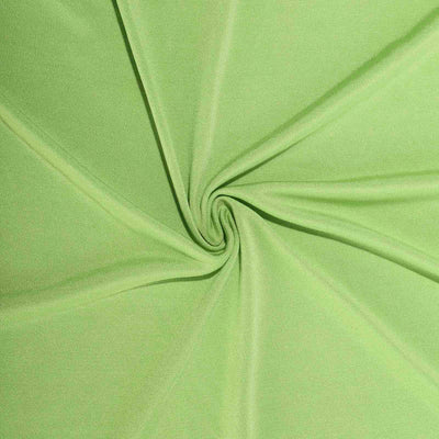 Stretch Spandex Rectangle Tablecloth 6ft Apple Green - Wrinkle Free Fitted Table Cover